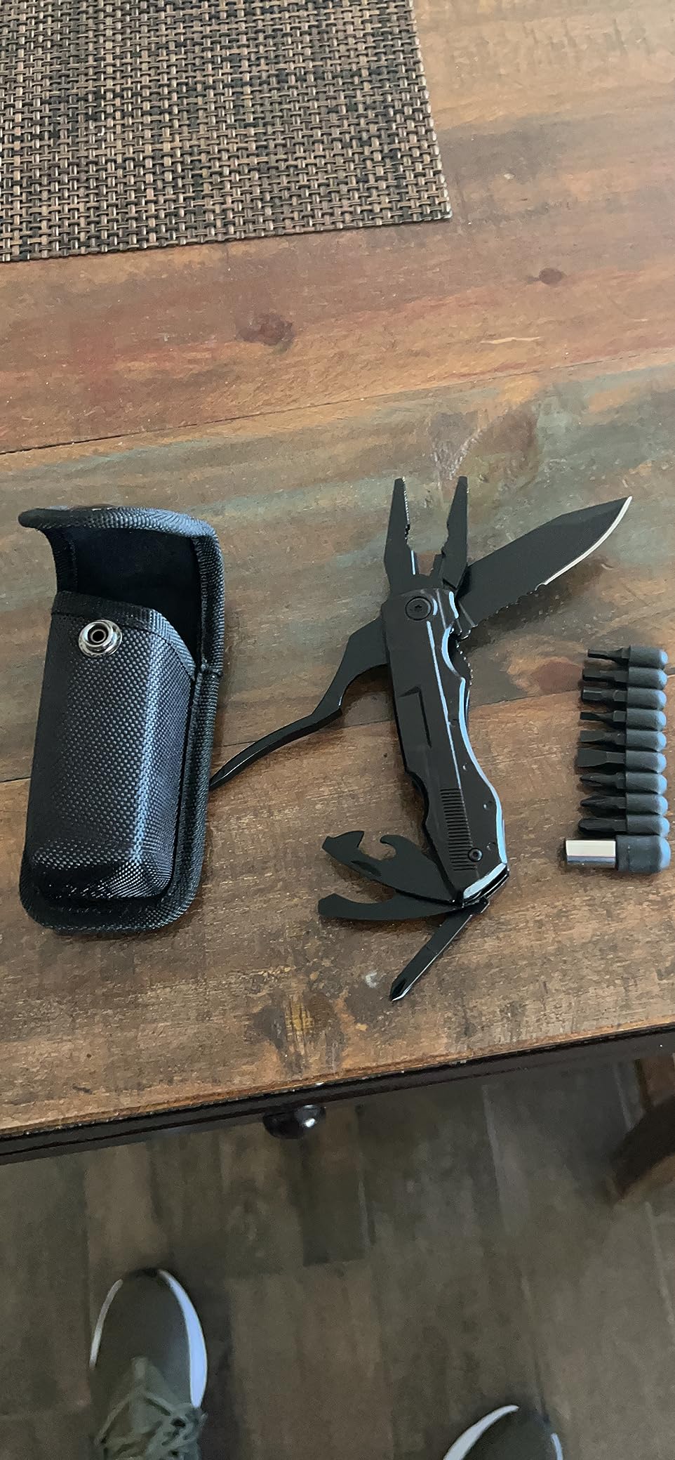Gifts for Men Him Dad Boyfriend,Multitool Pocket Knife for Men,Anniversary Christmas Gifts for Birthday,Hiking Camping Knife with Screwdrivers Pliers Bottle Opener - Customer Photo 1