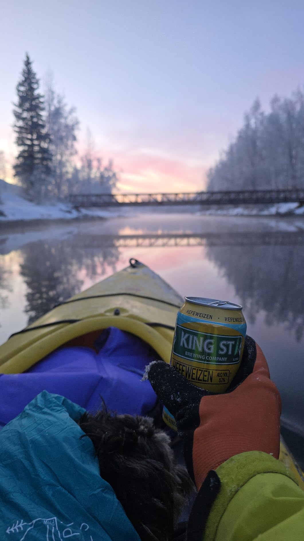 Glacial Blue Ultralight Dog Sleeping Bag with Packable Bed for Hiking, Camping and Outdoor Travel - Medium Size - Customer Photo 1