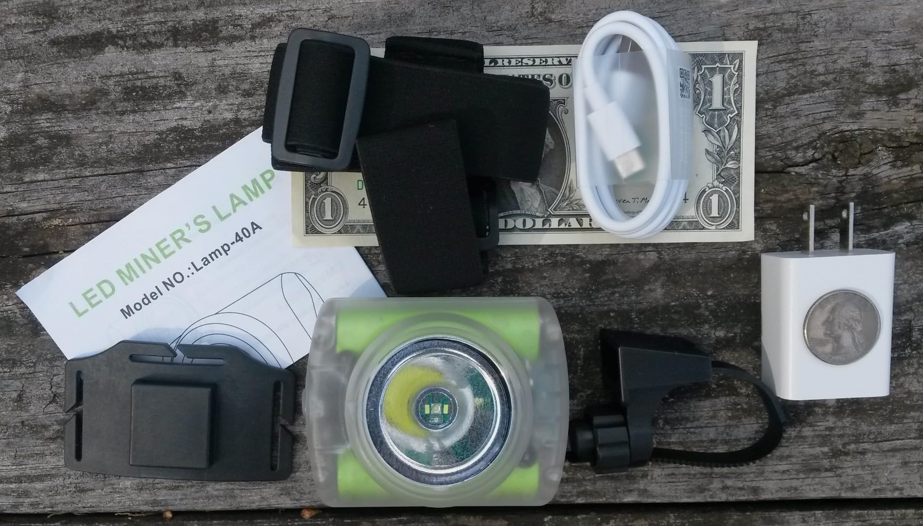 Mode: Lamp-40A Rechargeable Hard Hat Miner Light Multipurpose Headlight IP68 Waterproof Mining Light for Mining Riding Outdoor Activities - Customer Photo 1