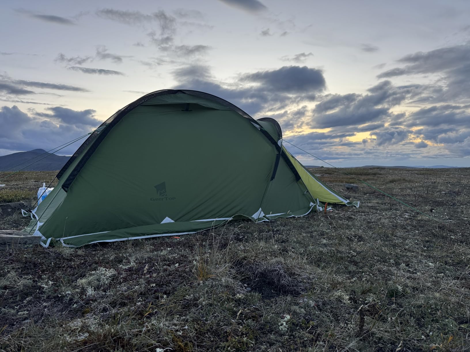 Geertop Portable 2 Person 4 Season Tent Waterproof Backpacking Tent Double Layer All Weather for Camping Hiking Travel Climbing Mountaineering - Easy Set Up Customer Review Geertop Portable 2 Person 4 Season Tent Waterproof Backpacking Tent Double Layer All Weather for Camping Hiking Travel Climbing Mountaineering - Easy Set Up - Customer Photo 3