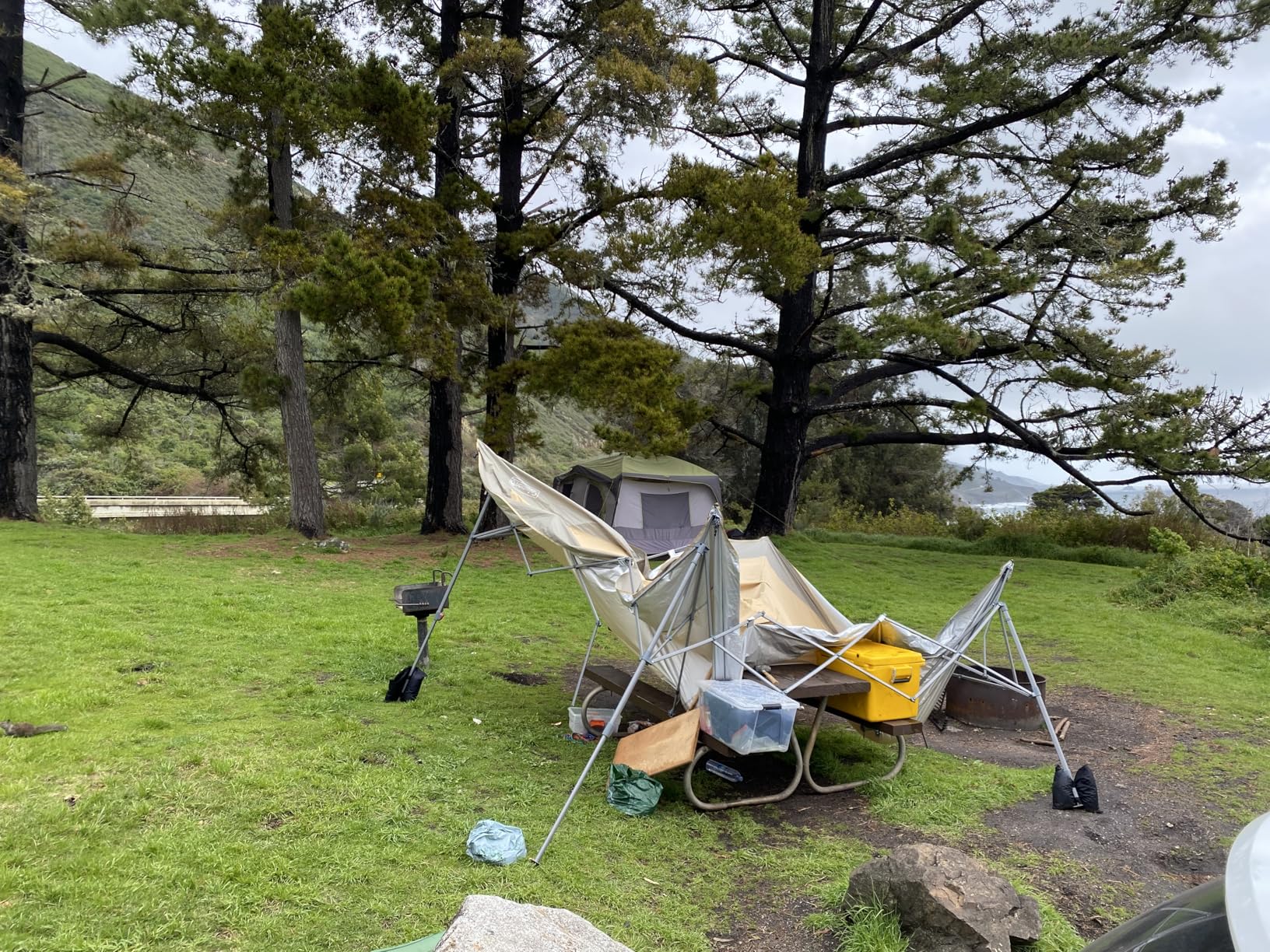 Tent Stakes Ground Anchors Screw in, 10 Pack Sand Stakes for Beach 9.4 Inch Heavy Duty Spiral Tent Pegs for Camping, Party, Hiking, Outdoor Decoration (10, Black) - Customer Photo 1