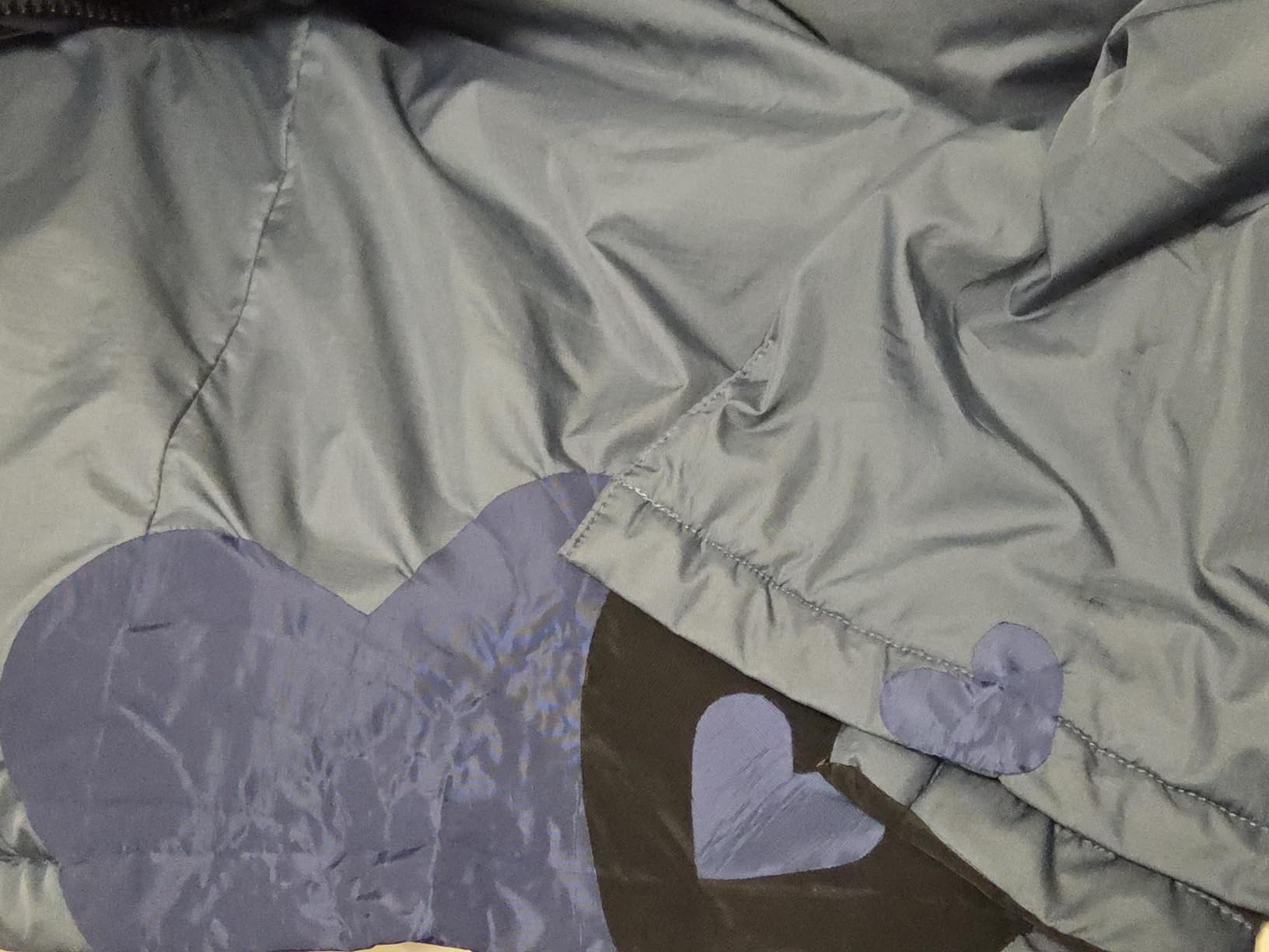 OAZ 8 Pieces 7.87 x 5.9 inch Nylon Repair Patches Nylon Fabric Patch Self-Adhesive Fabric Repair Tape Waterproof Lightweight Outdoor Gear Patch Kit for Down Jacket Clothing Tent Bag (Black) - Customer Photo 1