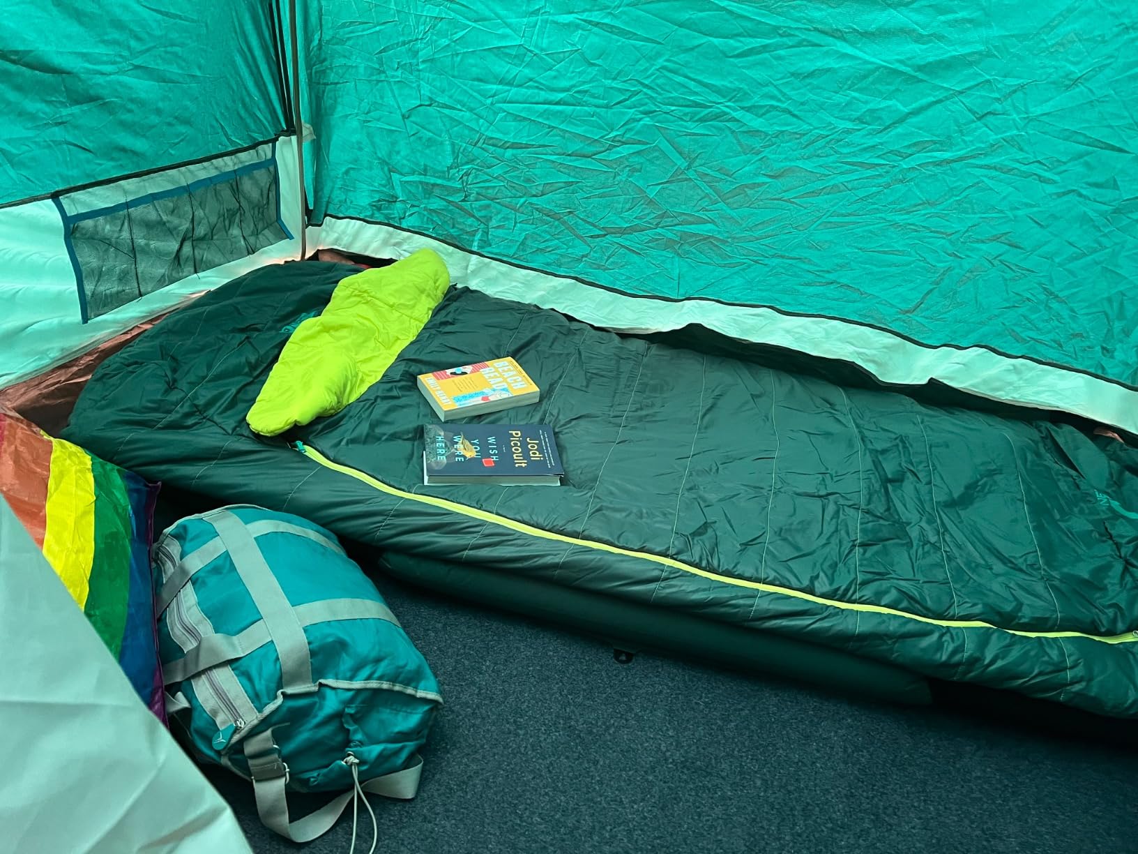 Drymate Tent Carpet Mat, Protective Waterproof Liner Keeps You Warm & Dry, Camping Floor Rug Accessory (60