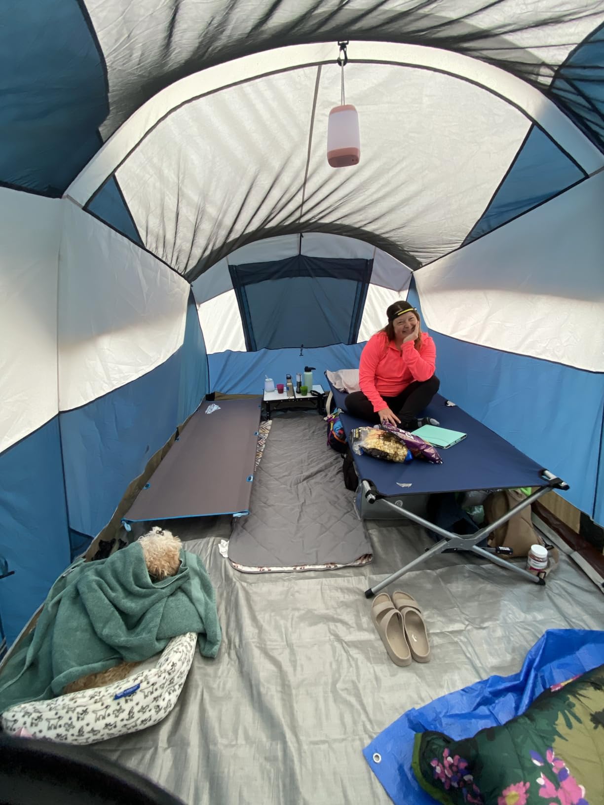 PORTAL 6/8/10 Person Family Camping Tent with Screen Room, Water Resistant Big Tunnel Tents with Rainfly, Large Family Tent for Camping, Outdoor, Patio - Customer Photo 2