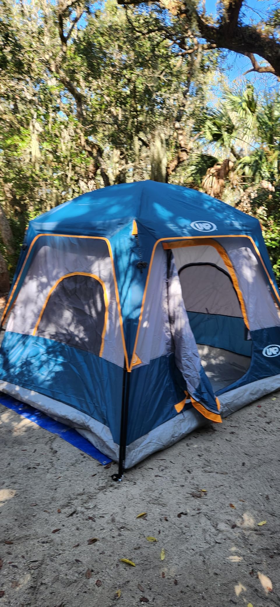 UNP 2/4/6/8 Person Tent, Portable Cabin Tent, Camping Tent 4-Person Easy Set Up, Waterproof with Top Rainfly for Outdoor Camping/Hiking - Customer Photo 1