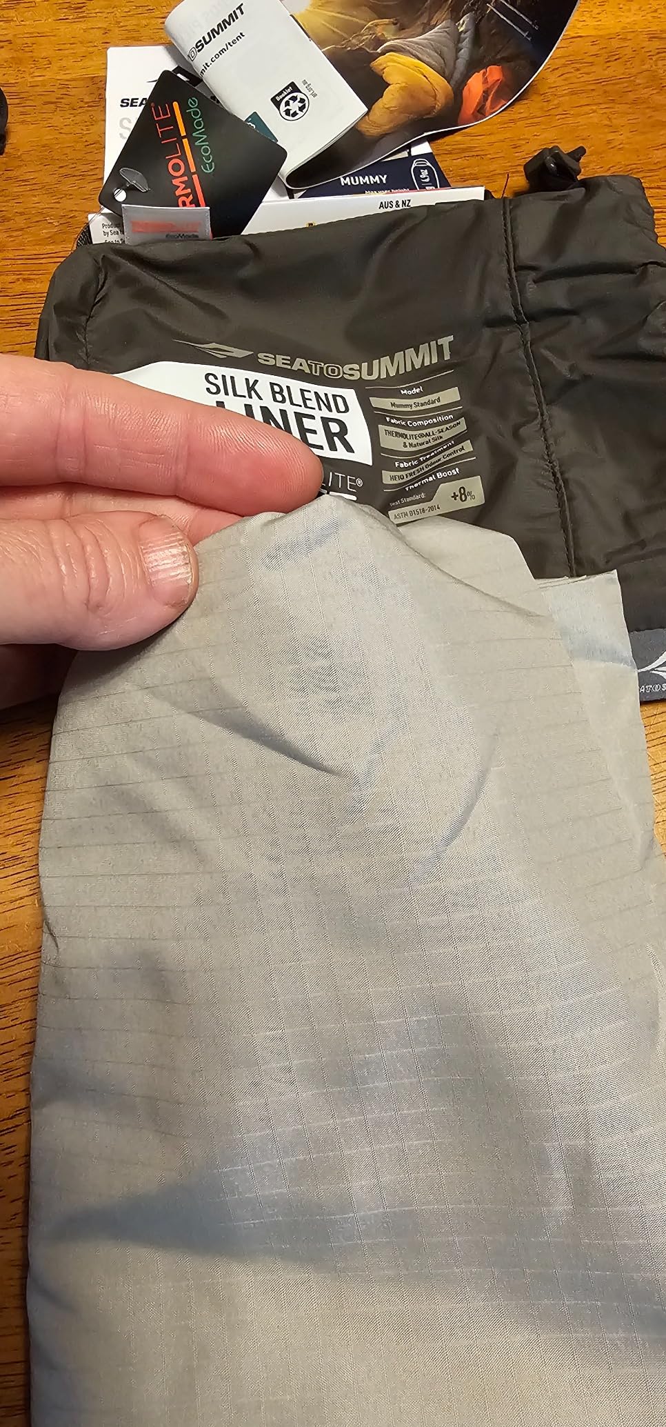 Sea to Summit Silk Blend Sleeping Bag Liner - Customer Photo 1