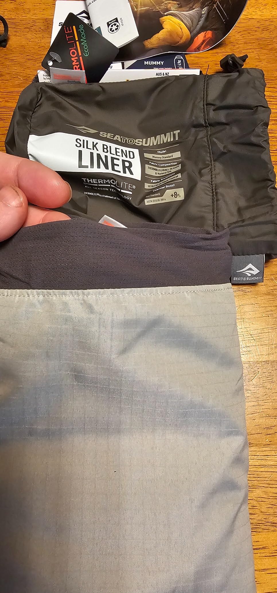 Sea to Summit Silk Blend Sleeping Bag Liner - Customer Photo 3