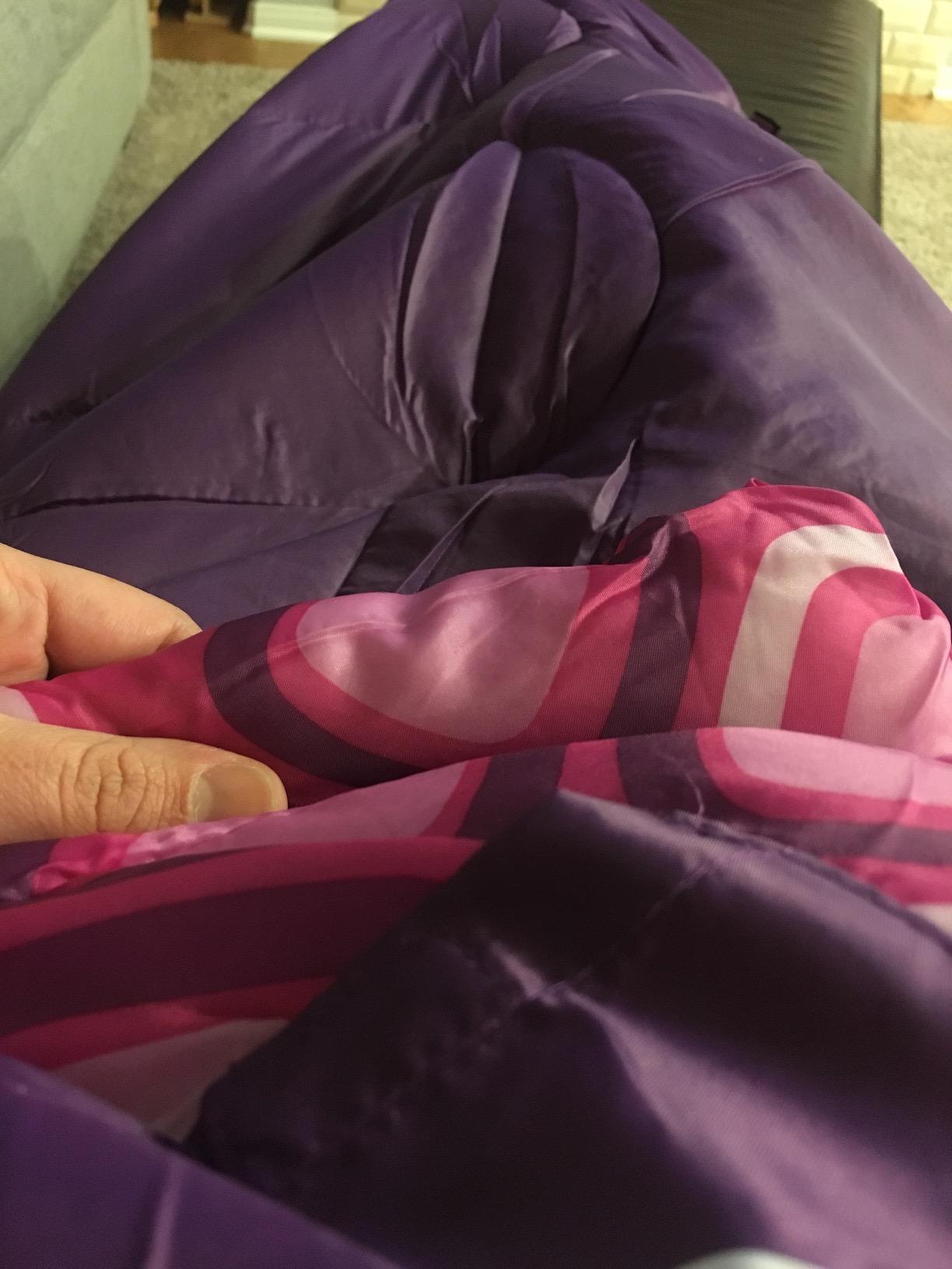 Coleman Kids 45°F Sleeping Bag for Children up to 5ft 5in Tall, Lightweight & Warm Sleep Sack for Indoor/Outdoor Use, Machine Washable - Customer Photo 1