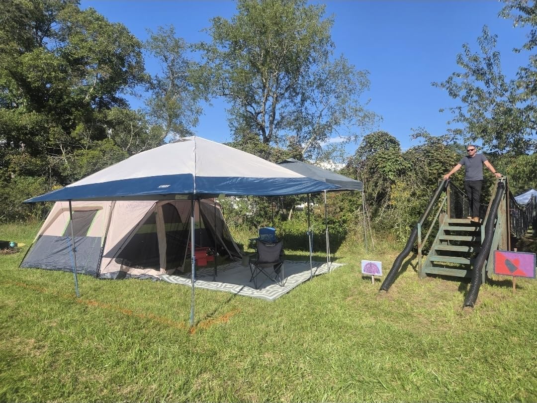 Tents for Camping 6/10 Person Camping Tent with Screen Porch, Weatherproof Large Cabin Tent with Rainfly and Carry Bag, Family Tent for Outdoor Camping and Backyard - Customer Photo 1