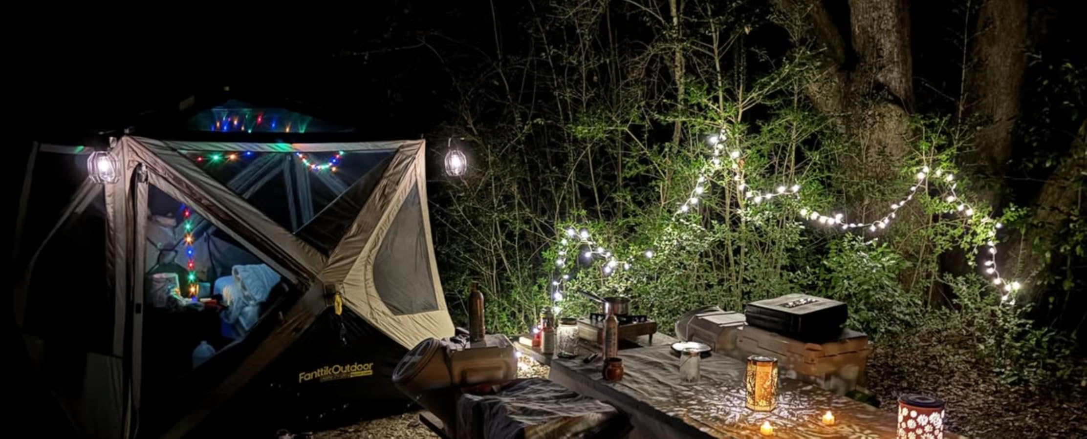 FanttikOutdoor Alpha C4 Ultra Camping Tent 4 Person Pop Up Instant Cabin Setup in 60 Seconds Portable Hub Tent with Rainfly & Windproof for Outdoor Camping & Overlanding - Customer Photo 1