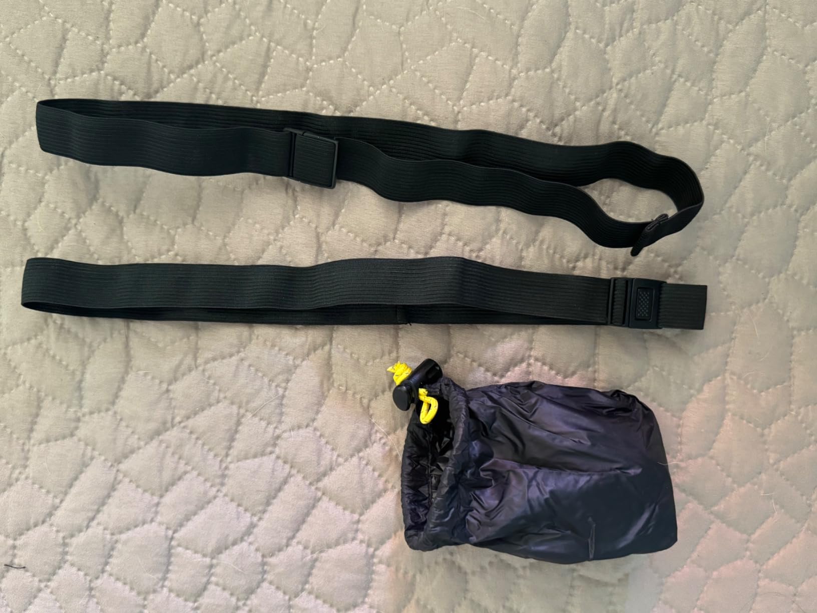 Featherstone Moondance 25 850 Fill Power Down Top Quilt Mummy Sleeping Bag Alternative for Ultralight Backpacking Camping and Thru-Hiking Color: Grey/Gold - Customer Photo 2