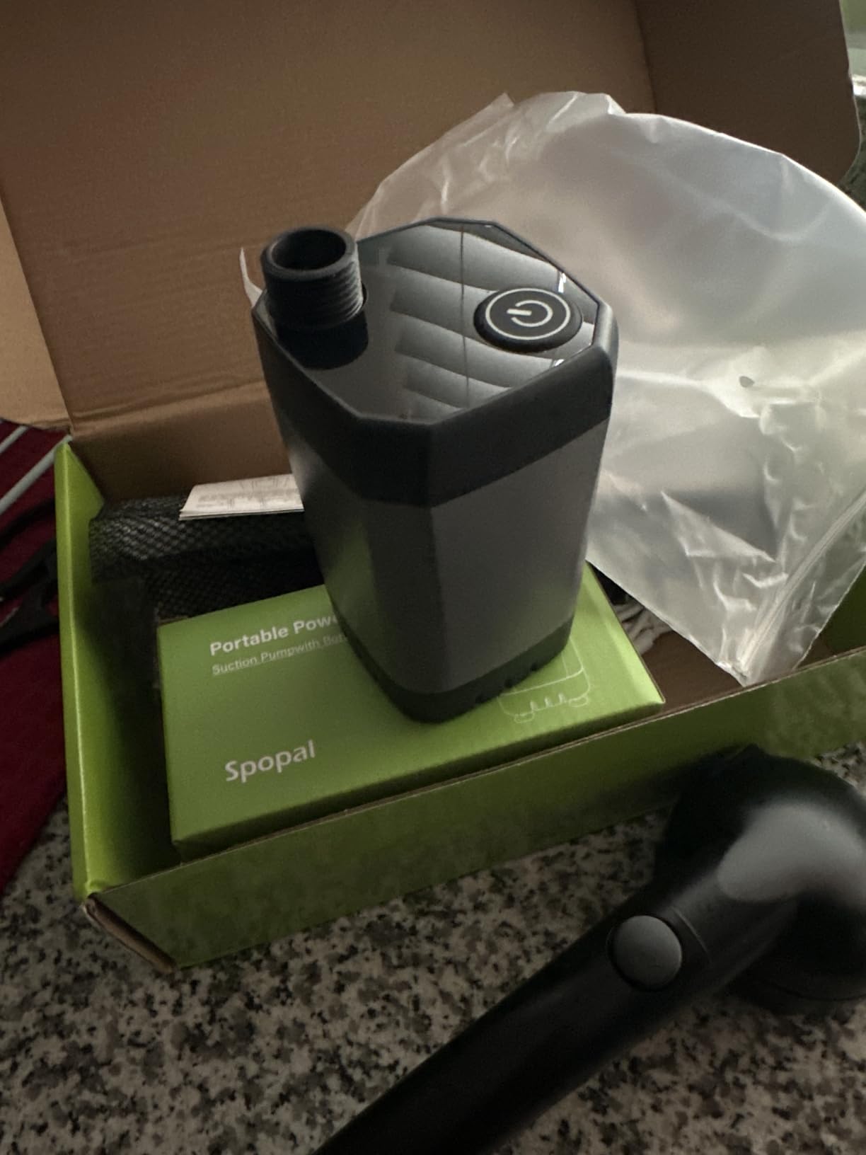 Portable Shower for Camping, [Long-Lasting] Spopal 6000mAh Rechargeable Camping Shower with Intelligent LED Display, 4 Spray Modes, IPX7 Waterproof Outdoor Camp Pump for Hiking, Travel, Car, Pet - Customer Photo 1