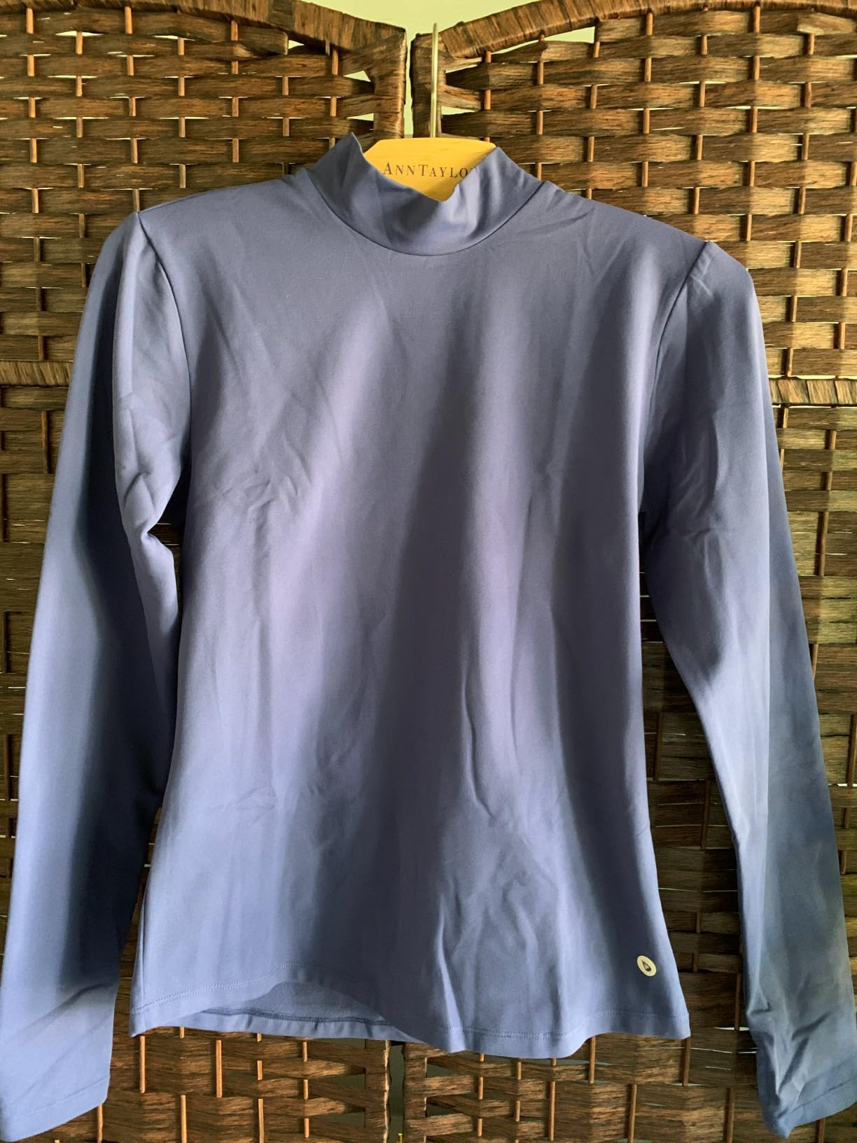 baleaf Women's Thermal Long Sleeve Shirts Fleece Mock Neck Top Warm Undershirts with Detachable Neck Gaiter Thumbholes - Customer Photo 1