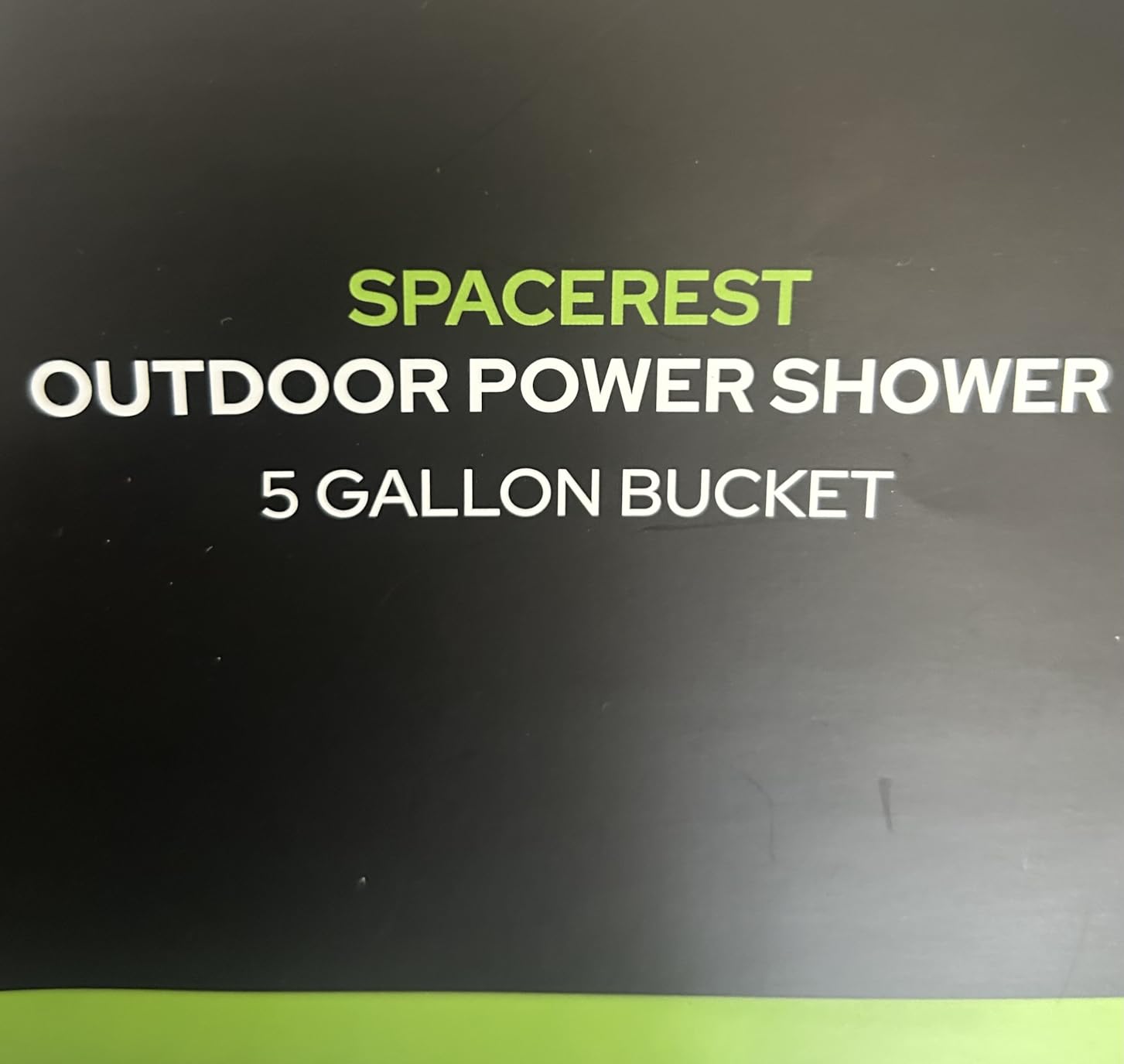 Portable Shower for Camping with Integrated Design - Spill-Resistant, Electric Camping Shower, 5-Gallon Food-Grade Water Jug - Customer Photo 1