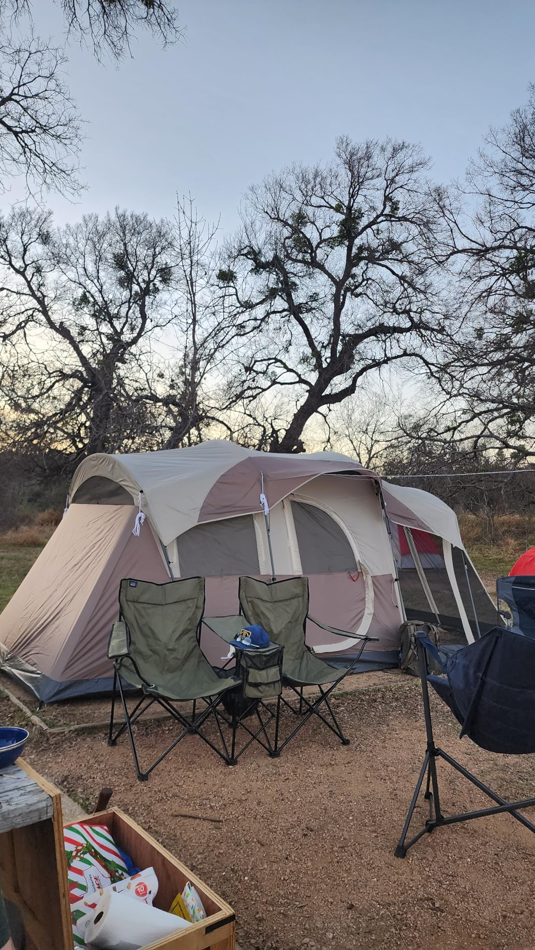 Coleman 6-Person WeatherMaster Camping Tent with Screened Porch, Weatherproof Tent with Screen Room, Rainfly & Carry Bag Included, Made Without PFAS Chemicals - Customer Photo 1
