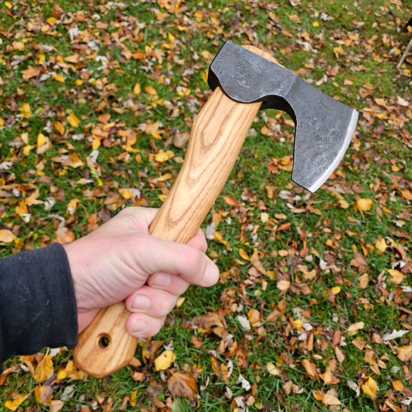 BeaverCraft Bushcraft Hatchet Wood Carving Axe AX6 - Forged Camping Axes & Hatchets - Wood Chopping Axe, Hand Gardening Axes for Splitting - Backpacking Hatchet - Customer Photo 1