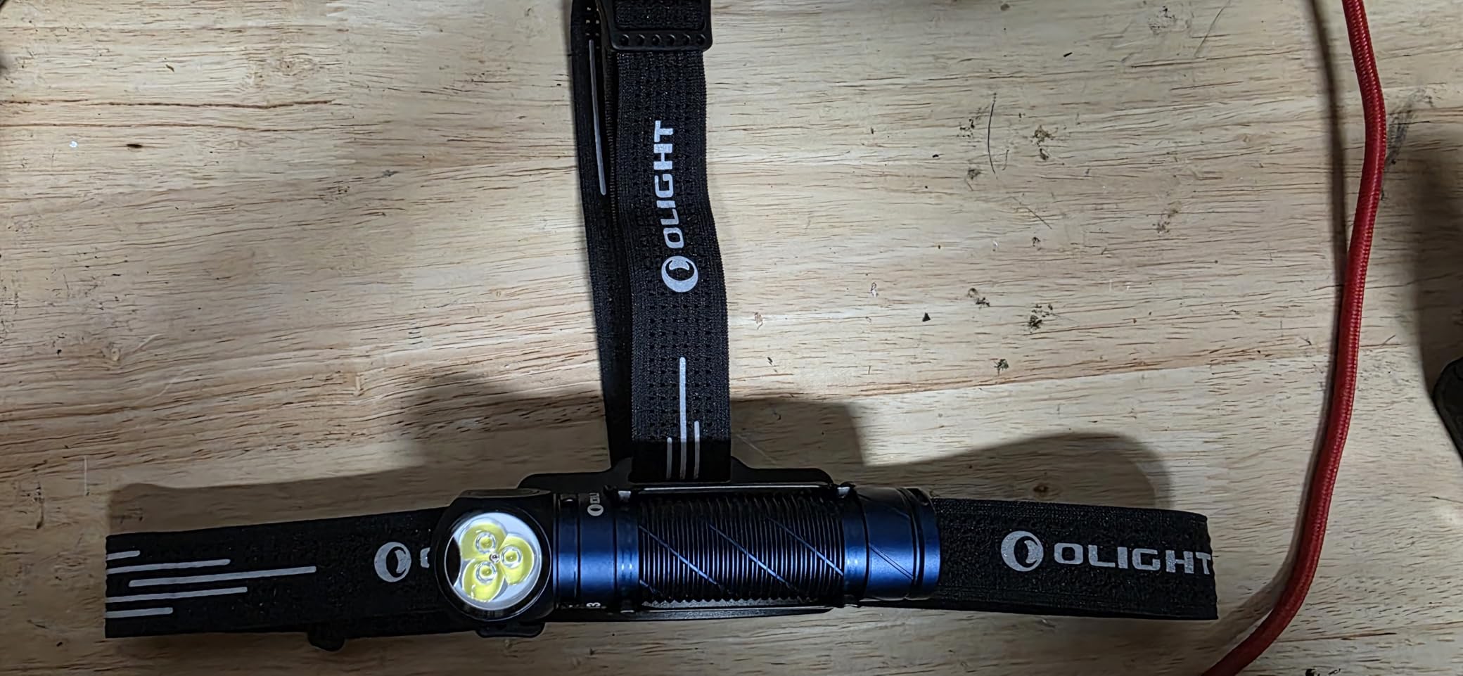 OLIGHT Perun 3 Rechargeable Headlamp Flashlight, 3000 Lumens LED Headlight with Red Light, Waterproof Head Lamp with Headband for Outdoor Camping, Hiking, Working(Black) - Customer Photo 1