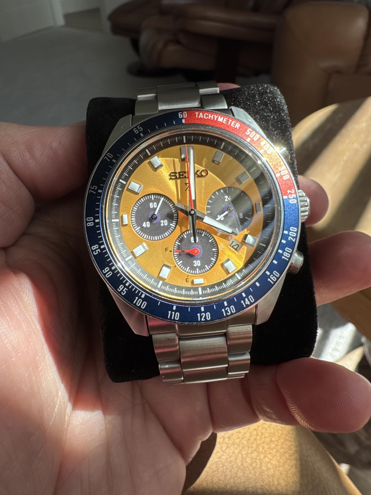SEIKO Men's SSC947 Prospex Speedtimer Watch - Customer Photo 4