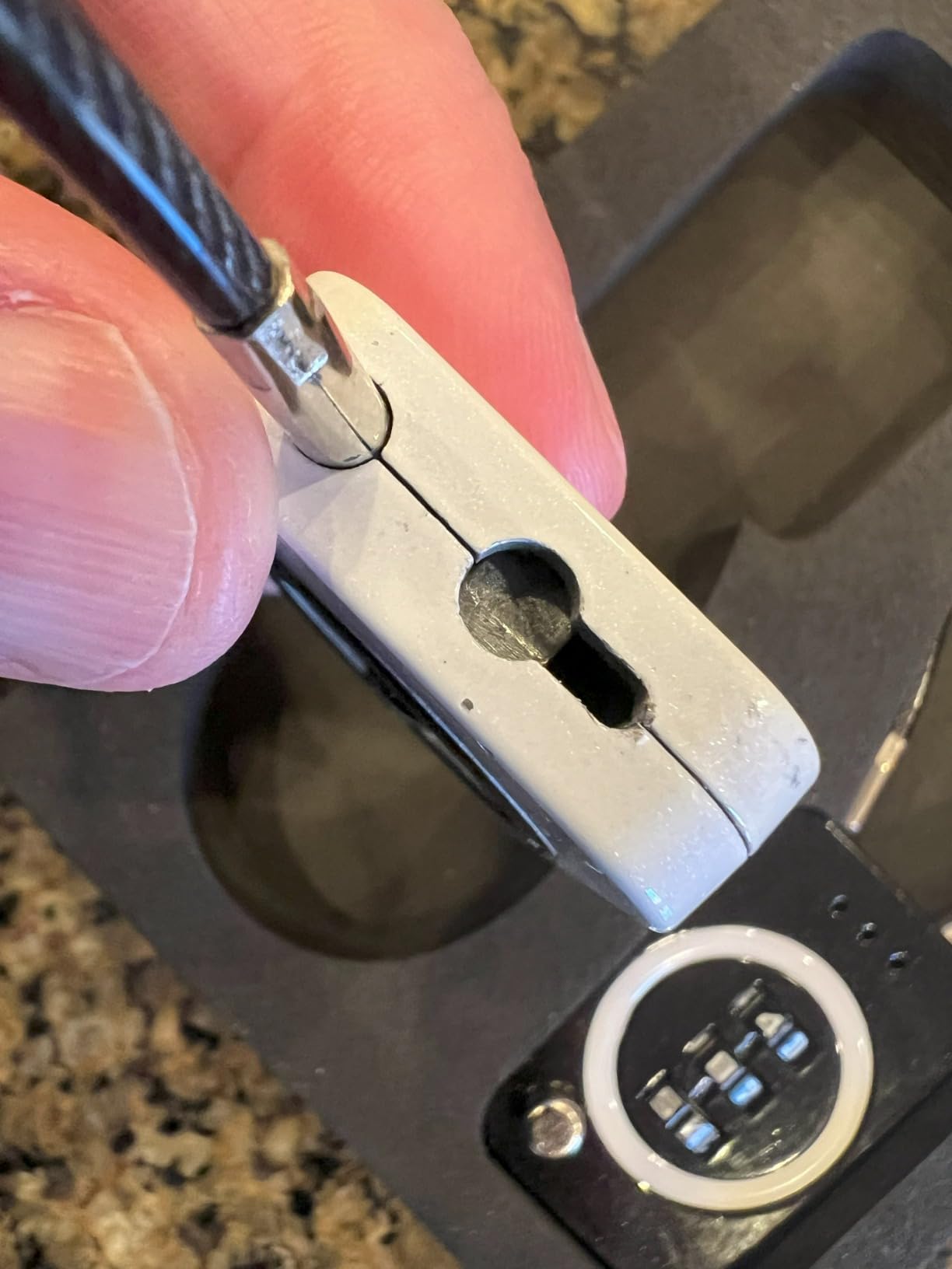 2PCS Combination Padlock for School Lockers, Travel Cable Locks, Tent & Bag Lock - Secure 3-Digit Lock for Luggage, Backpacks, and Outdoor Gear(Black + White) - Customer Photo 2