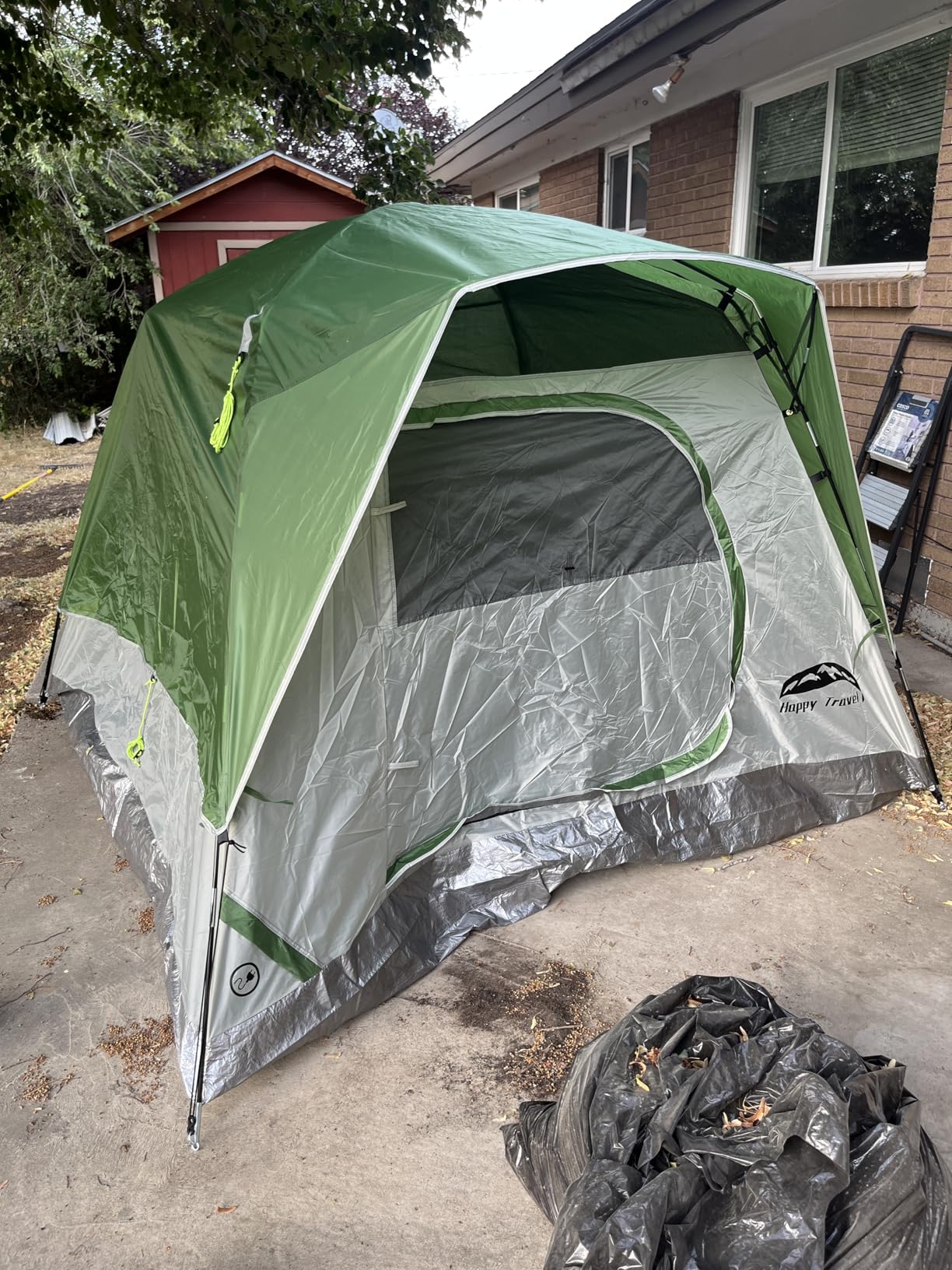 Happy Travel Camping Tent, 4/6 Person Dome Tents for Camping with Rainfly, Waterproof Clip Easy Setup Portable Family Tent with Mesh Windows, 20% More Headroom Backpacking Tents for Camping & Hiking Customer Review Happy Travel Camping Tent, 4/6 Person Dome Tents for Camping with Rainfly, Waterproof Clip Easy Setup Portable Family Tent with Mesh Windows, 20% More Headroom Backpacking Tents for Camping & Hiking - Customer Photo 3