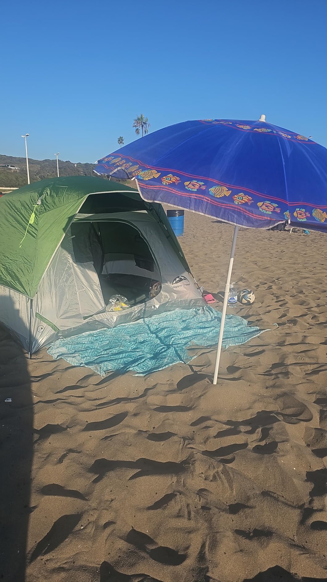 Happy Travel Camping Tent, 4/6 Person Dome Tents for Camping with Rainfly, Waterproof Clip Easy Setup Portable Family Tent with Mesh Windows, 20% More Headroom Backpacking Tents for Camping & Hiking Customer Review Happy Travel Camping Tent, 4/6 Person Dome Tents for Camping with Rainfly, Waterproof Clip Easy Setup Portable Family Tent with Mesh Windows, 20% More Headroom Backpacking Tents for Camping & Hiking - Customer Photo 5