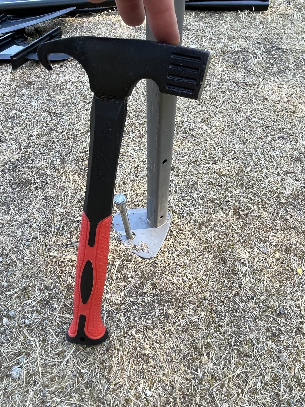 OutdoorPro Camping Hammer with Tent Stake Remover - 10.8