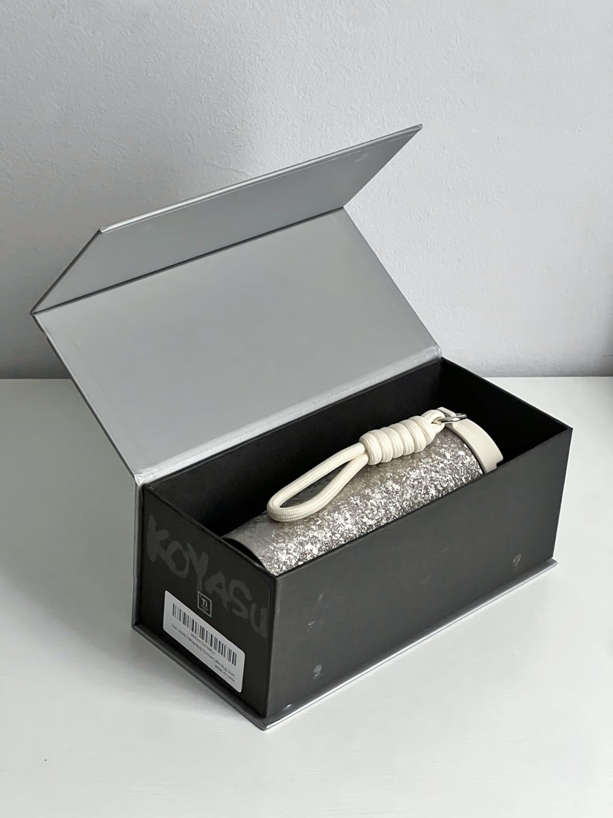 KOYASU Ti-Zero 16oz Titanium Water Bottle [Glacial Blue] - Crystal Ice Finish. Double-Wall Vacuum Insulated Sport Mug. Fits Car Cup Holder, Sweat-Proof & Leak-Proof for Road Trips - Customer Photo 3