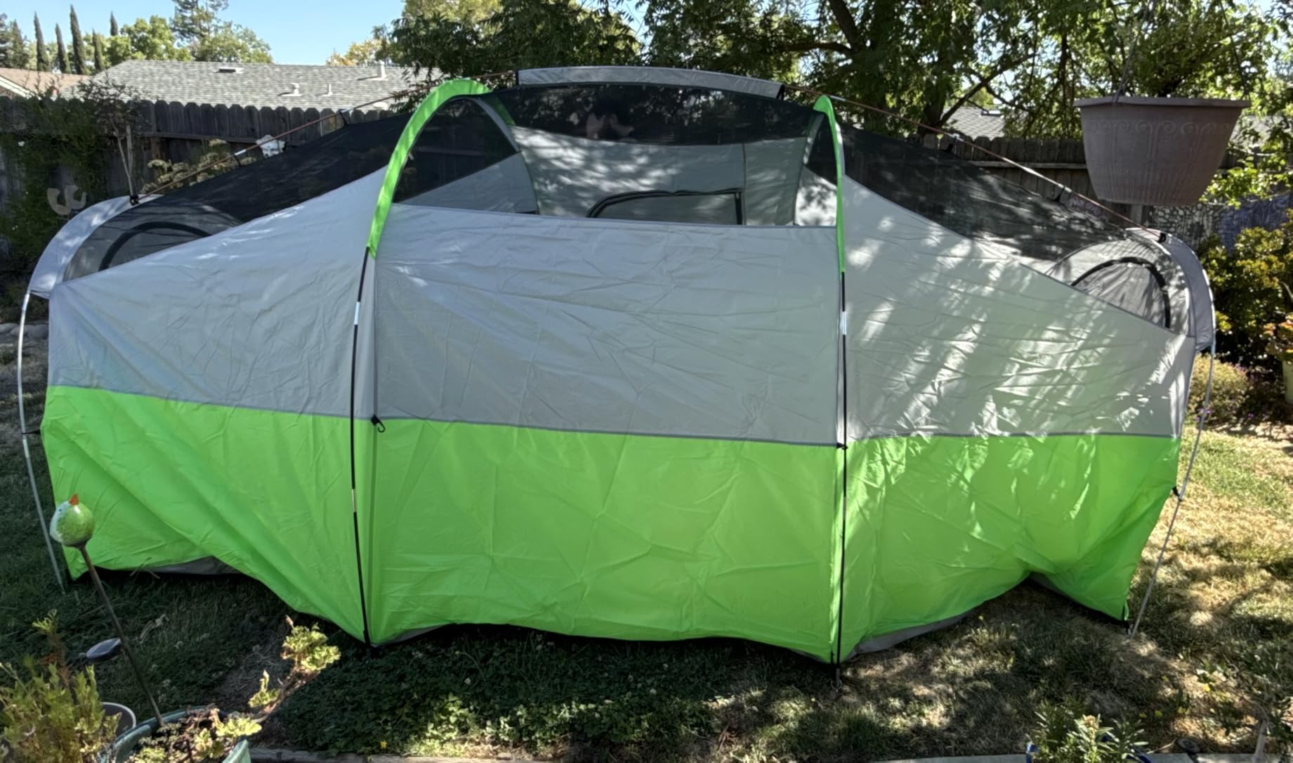 CAMPROS CP Tent 8 Person Camping Tents, Weather Resistant Family Tent, 5 Large Mesh Windows, Double Layer, Divided Curtain for Separated Room, Portable with Carry Bag - Customer Photo 4