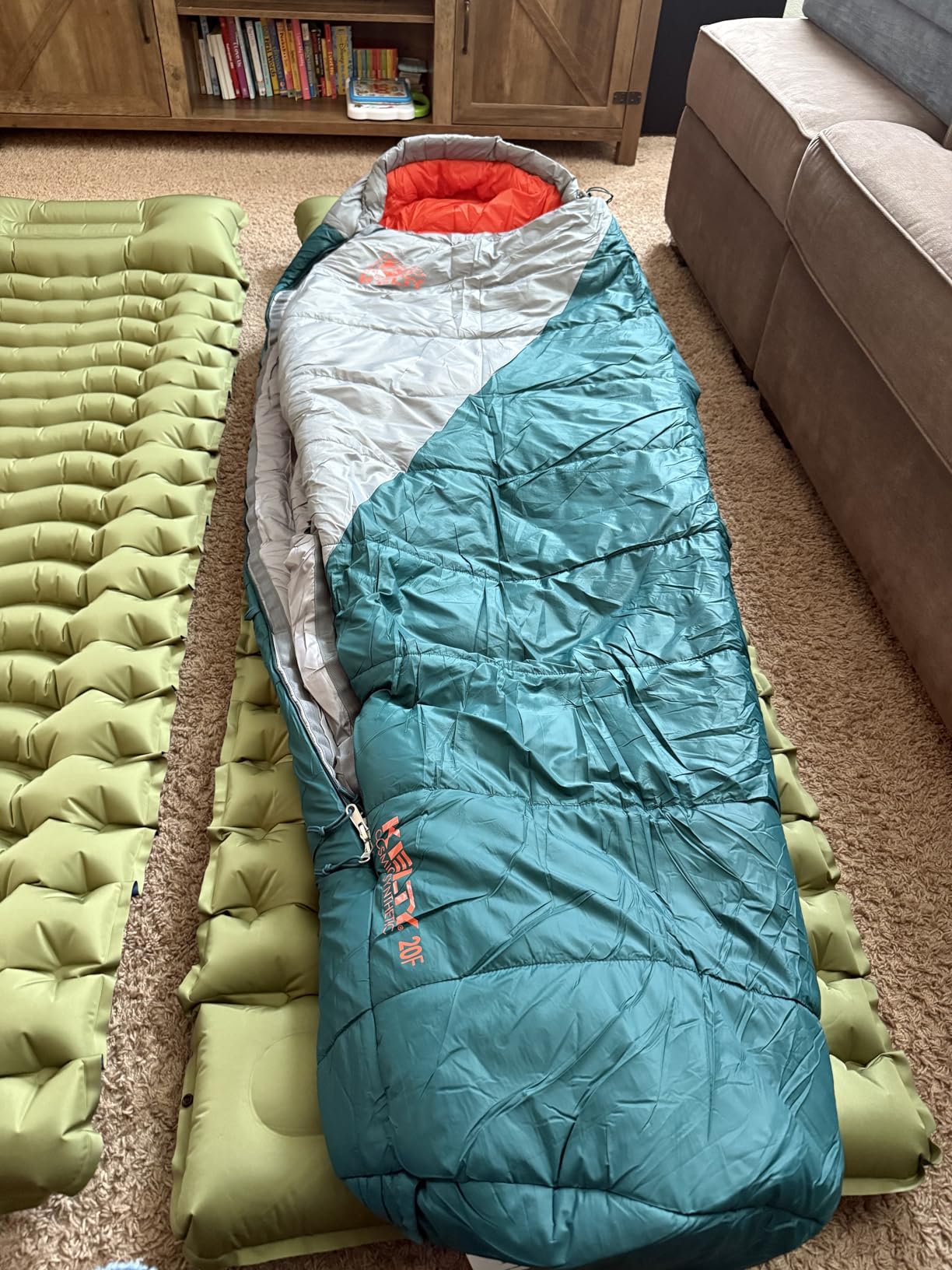 Kelty Cosmic Synthetic Fill 20 Degree Backpacking Sleeping Bag – Compression Straps, Stuff Sack Included - Customer Photo 1