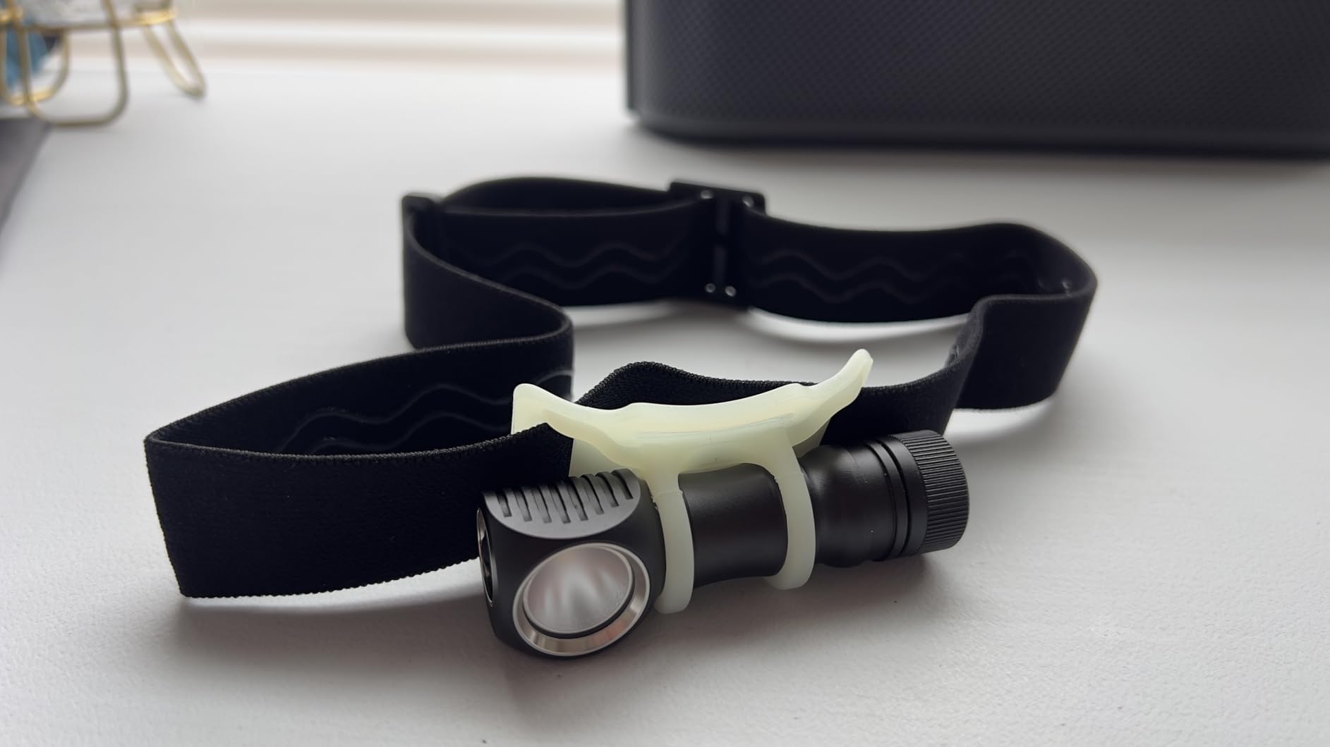 BOXOB Elastic Headlamp Strap, Headlamp Band Replacement Head Lamp Comfort Belt Headlamp Headband Holder Headlamp Accessories Compatible with Black Diamond, Petzl, Princeton Tec, Fenix, Streamlight - Customer Photo 1