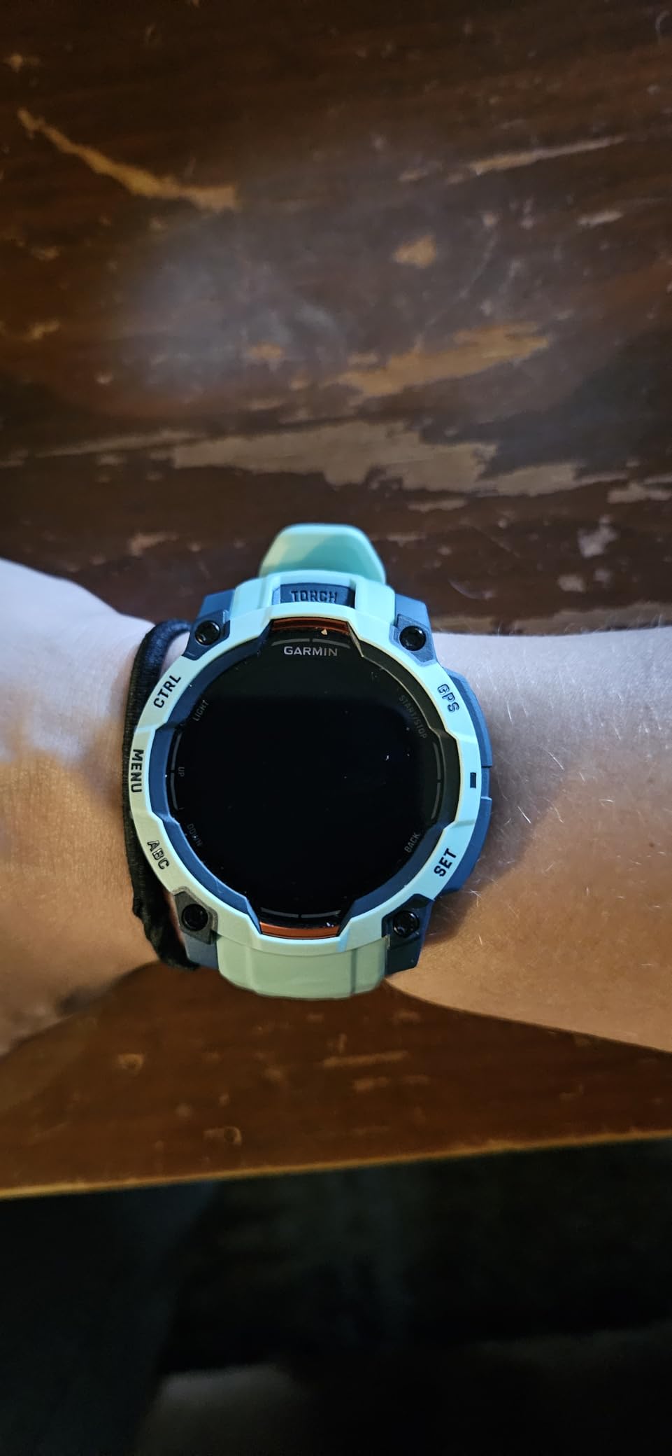 Garmin Instinct 3 45mm, AMOLED Display, Rugged Outdoor GPS Smartwatch, Metal-Reinforced Bezel, Built-in Flashlight, Up to 18 Days of Battery Life, Black - Customer Photo 5