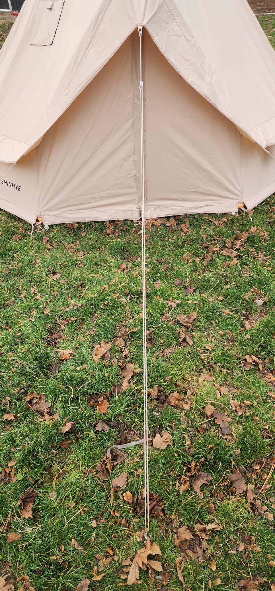 Canvas Bell Tent Yurt Tent 4 Seasons for Camping 100% Cotton Glamping Tents with Stove Jack, Family Camping Outdoor Hunting Party - Customer Photo 3