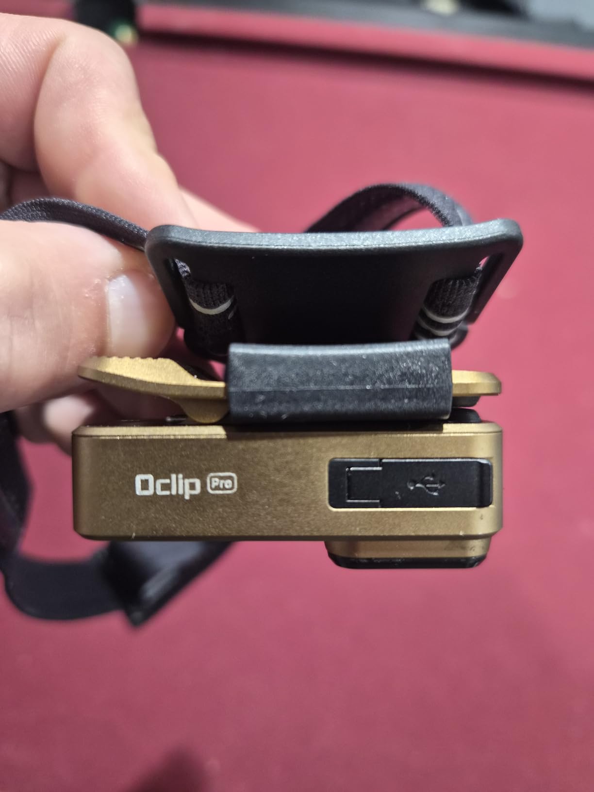 OLIGHT Oclip Series Headlamp Strap, Rotating Light Holder That Supports 160 Degree Rotation, Nylon Strap, Only Compatible with Oclip/OclipPro/OclipUltra - Customer Photo 4