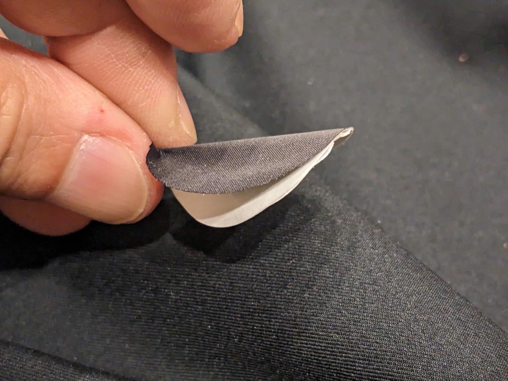 KING MOUNTAIN Self Adhesive Nylon Fabric Repair Tape, 4x63 Inches, Quick Down Jacket Repair Patch, Waterproof Outdoor Gear Patch Kit for Tent, Backpacks, Umbrella, Gloves, Sleeping Bag (Black) - Customer Photo 1