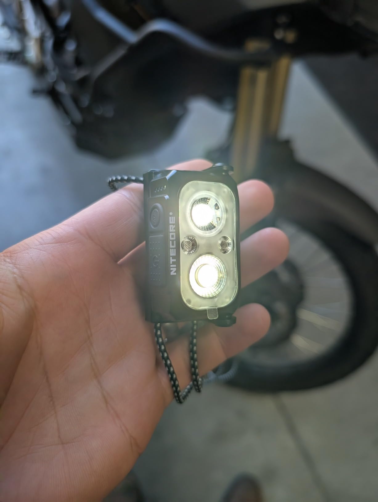 Nitecore NU25 MCT UL 400 Lumens Ultra Lightweight Headlamp, USB-C Rechargeable Sticker for Back Packing, Camping and Running - Customer Photo 5