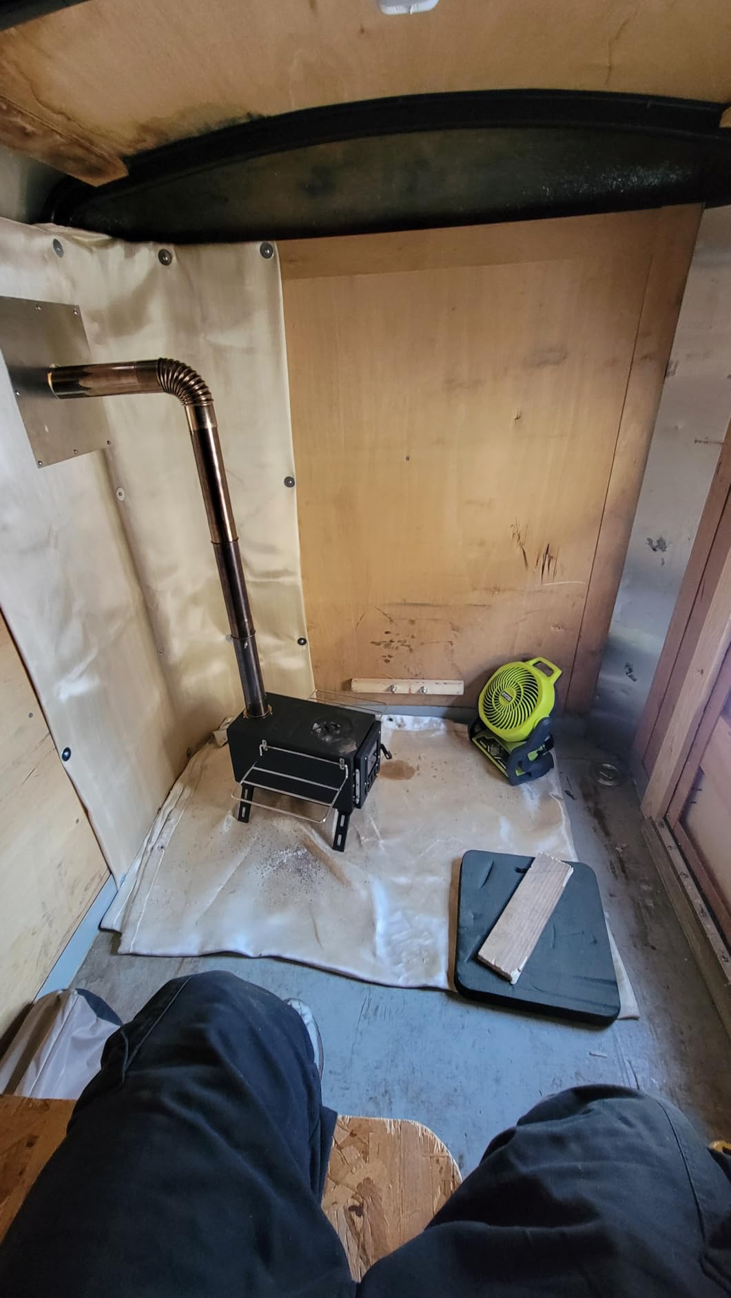 Upgraded Portable Wood Stove for Camping, Compact Tent Stove with Large Firebox, High Airtightness for Outdoor Cooking & Heating - Customer Photo 1