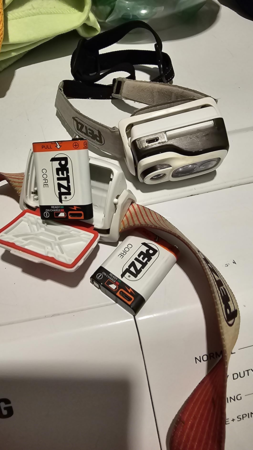 PETZL ACTIK CORE Headlamp - Powerful, Rechargeable 650 Lumen Light with Red Lighting for Hiking, Climbing, and Camping - Red - Customer Photo 1