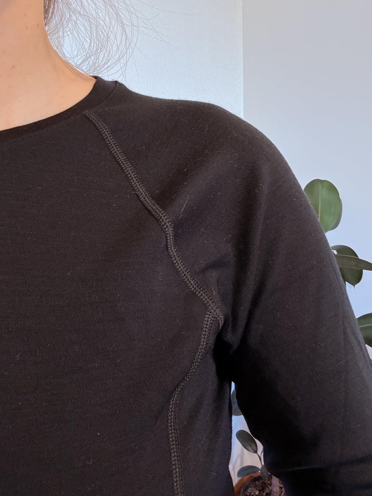 Midweight Merino Wool Base Layer Women Set, Moisture Wicking Warm Women's Thermals Top and Bottom for Ski Snowboard - Customer Photo 3