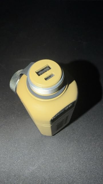 20,000mAh Rugged Power Bank with Fast Charge USB-C PD, IP68 Waterproof Shockproof, Includes 420lm Bright Camping Lantern, Tactical Outdoor Charger for Hiking Camping Survival Emergency (Black) - Customer Photo 2